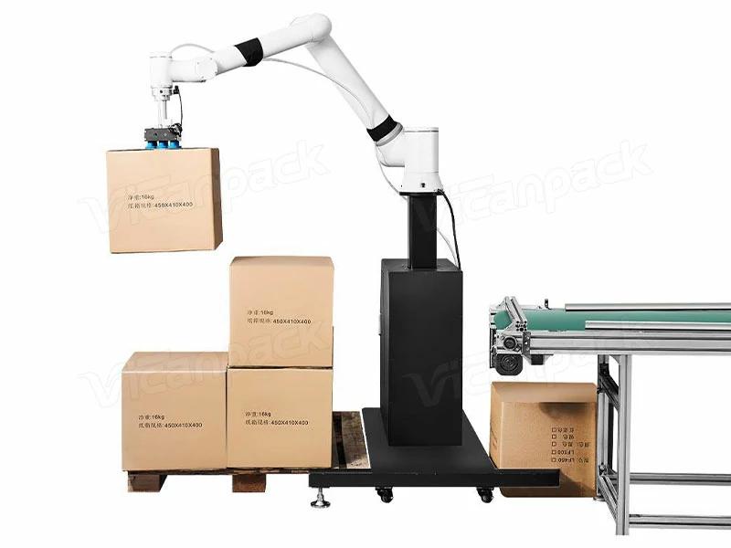 Fully Automatic Bag Palletizer For 10kg-20kg Bag Palletizing Robot