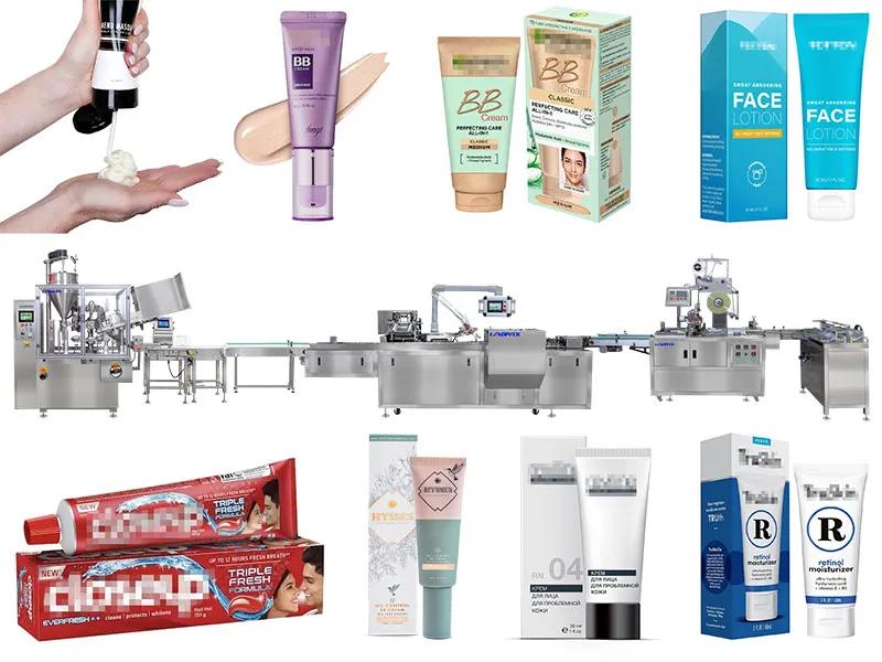 Automatische Kartoniermaschine, Röhrenverpackungsmaschine, Verpackungslinie